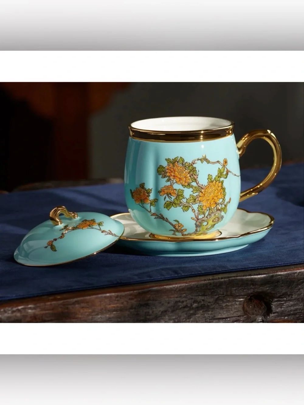 Auratic Lady Turquoia Porcelain Tea Set~ 2016 China